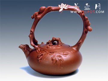 紫砂壶图片：闲云秋趣 - 美壶网