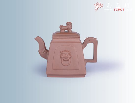 紫砂壶图片：狮面壶 - 美壶网