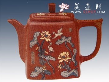 紫砂壶图片：荷塘秀色 - 美壶网