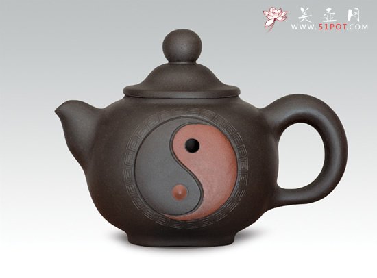 紫砂壶图片：转八卦 - 美壶网