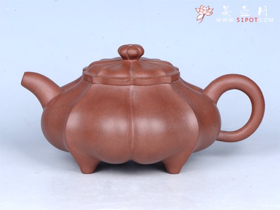 紫砂壶图片：四季菱花壶 - 美壶网