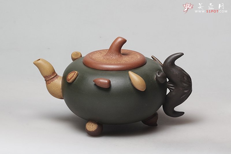 紫砂壶图片：百果 - 美壶网