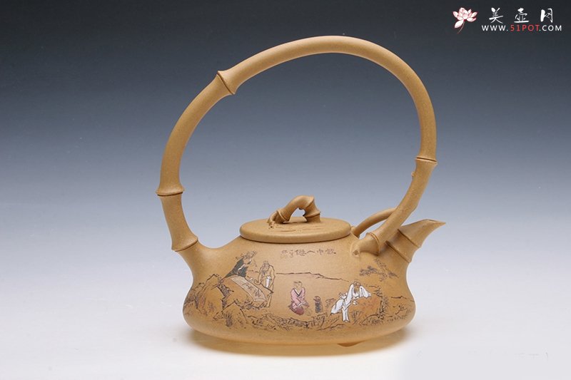 紫砂壶图片：饮中八仙 - 美壶网