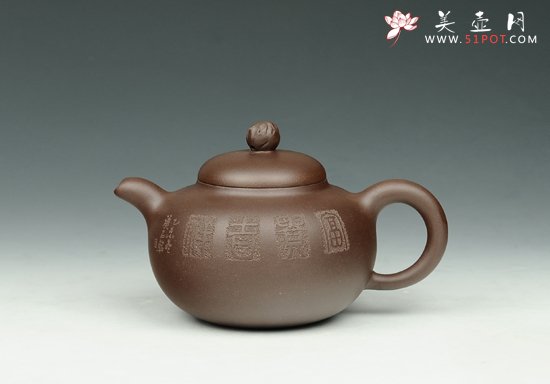 紫砂壶图片：富贵吉祥 - 美壶网