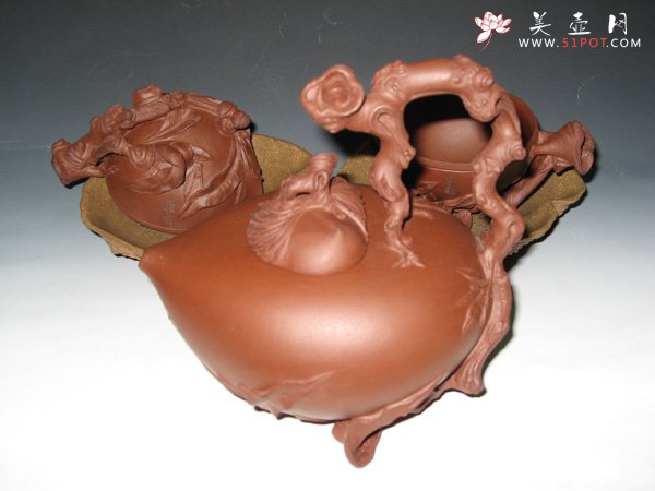 紫砂壶图片：圣桃茶具 - 美壶网