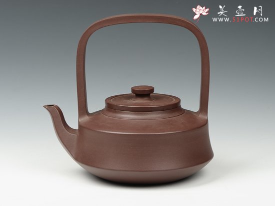 紫砂壶图片：景舟提梁 - 美壶网