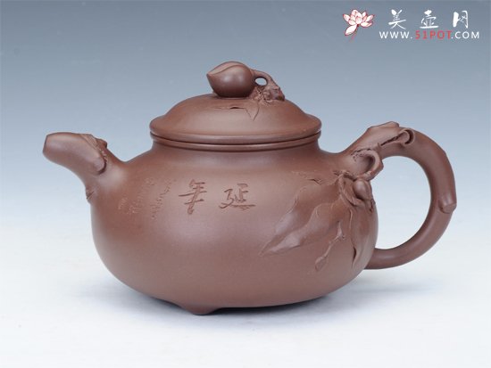 紫砂壶图片：福寿 - 美壶网