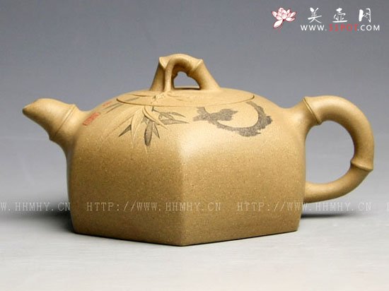 紫砂壶图片：月下潇湘 - 美壶网