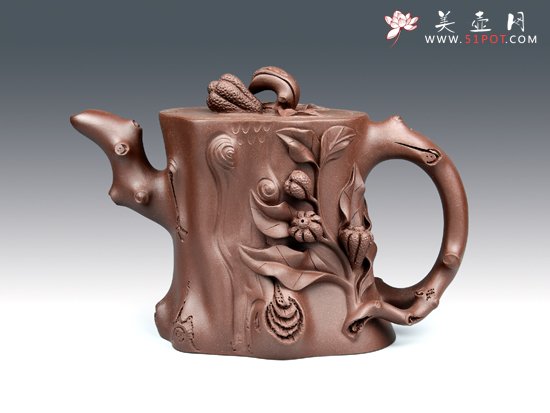 紫砂壶图片：佛手壶系列 - 美壶网