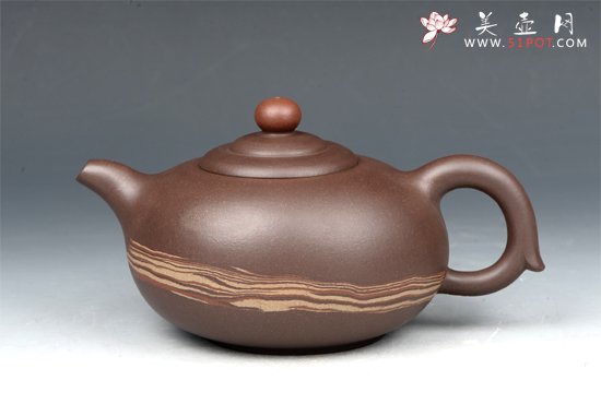 紫砂壶图片：晨曲壶 - 美壶网