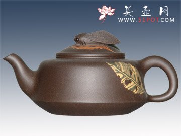 紫砂壶图片：知了 - 美壶网