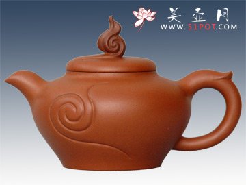 紫砂壶图片：翠琅碗莲 - 美壶网