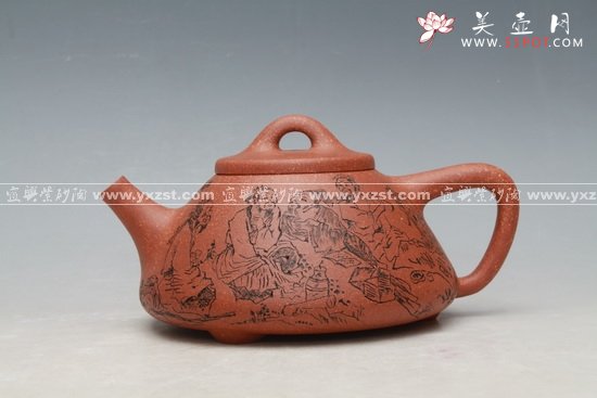 紫砂壶图片：大石瓢 380CC - 美壶网