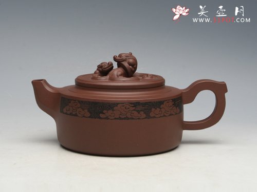 紫砂壶图片：母子情深 - 美壶网