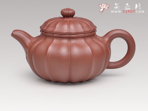 紫砂壶图片：筋纹仿古 - 美壶网