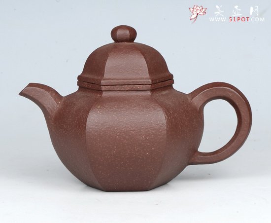 紫砂壶图片：六方掇球 - 美壶网