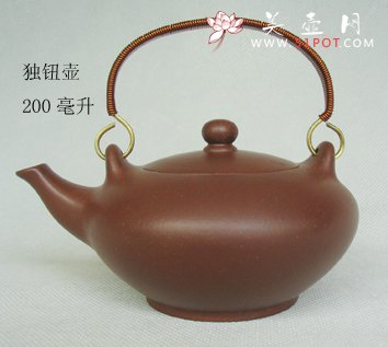 紫砂壶图片：独钮壶 - 美壶网