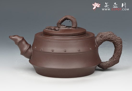 紫砂壶图片：竹趣 - 美壶网