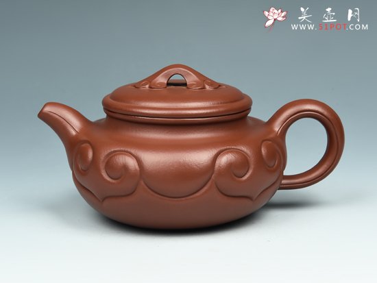 紫砂壶图片：仿古如意壶 - 美壶网