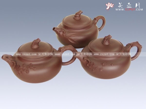 紫砂壶图片：松竹梅 - 美壶网