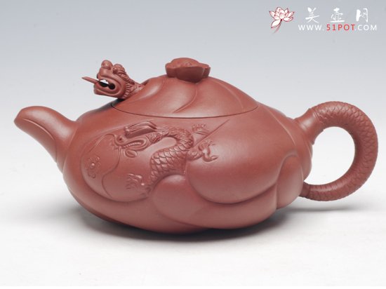 紫砂壶图片：鱼化龙 - 美壶网