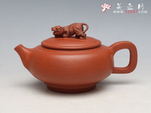 紫砂壶图片：瑞虎 降坡泥 38... - 美壶网