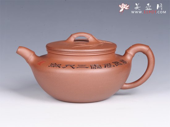 紫砂壶图片：线韵竹节 - 美壶网