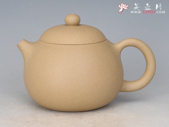 紫砂壶图片：西施  本山绿泥 - 美壶网