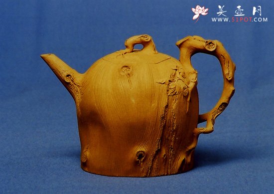紫砂壶图片：肌理桩壶 - 美壶网