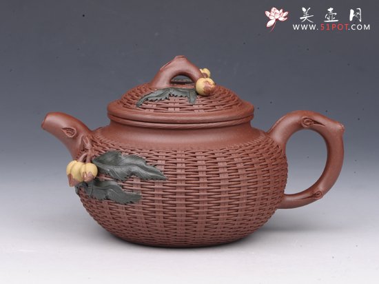 紫砂壶图片：圣桃 - 美壶网