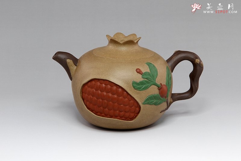 紫砂壶图片：石榴壶 - 美壶网