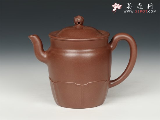 紫砂壶图片：莲花僧帽1 - 美壶网