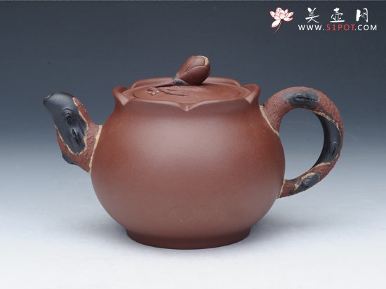 紫砂壶图片：绽放壶 - 美壶网