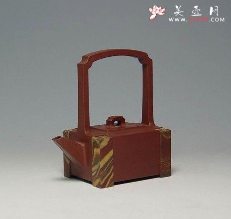 紫砂壶图片：云琮提梁 - 美壶网