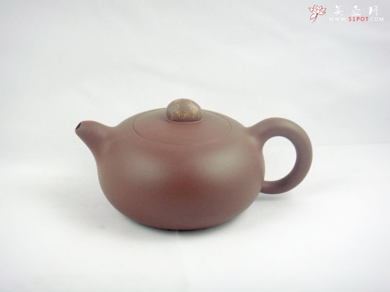 紫砂壶图片：雨花石(铁心泥)200CC - 美壶网