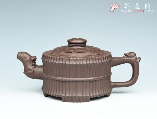 紫砂壶图片：龙头一捆竹 - 美壶网