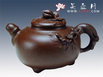 紫砂壶图片：新竹桃园 - 美壶网