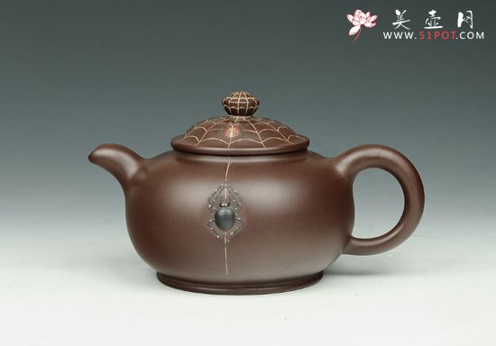 紫砂壶图片：喜从天降（全手工） - 美壶网