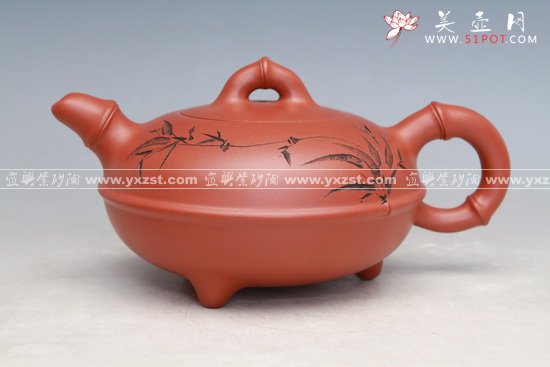 紫砂壶图片：缘竹 - 美壶网