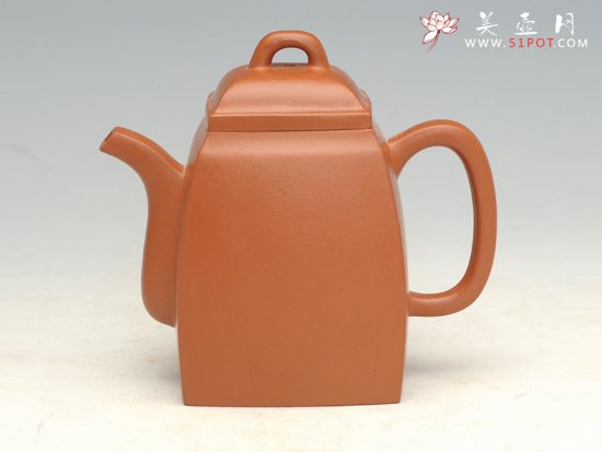 紫砂壶图片：汉方 黄龙原矿朱泥... - 美壶网