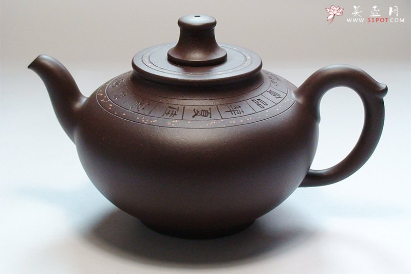 紫砂壶图片：紫玉金砂壶 - 美壶网
