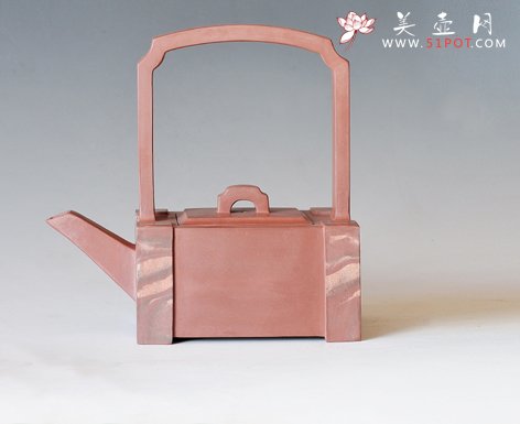 紫砂壶图片：四方提梁 - 美壶网