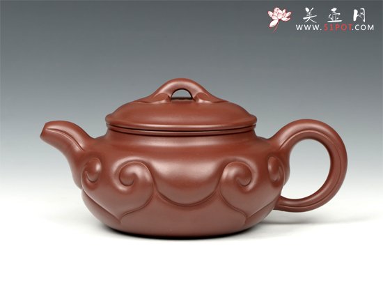 紫砂壶图片：仿古如意 - 美壶网