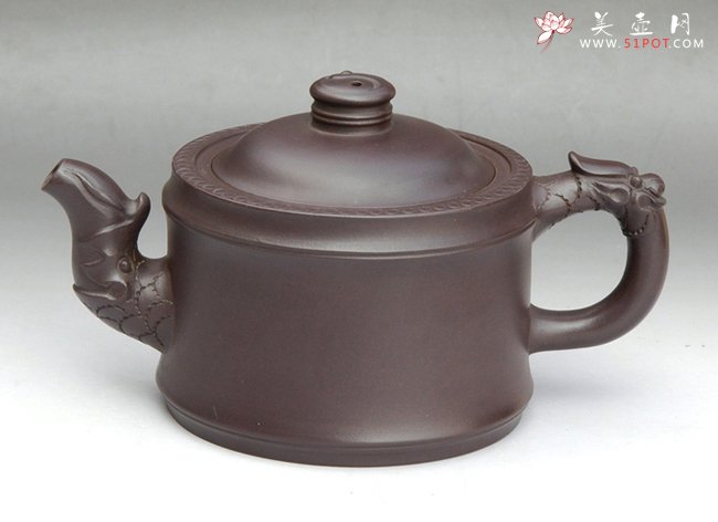 紫砂壶图片：龙头八卦 160CC - 美壶网