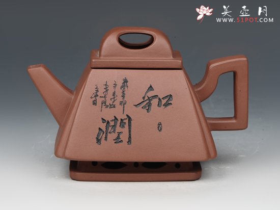 紫砂壶图片：四方和润 - 美壶网