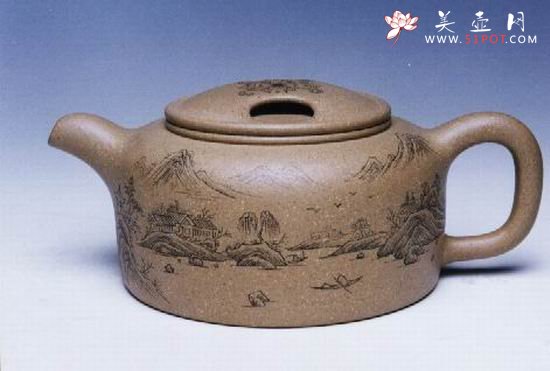 紫砂壶图片：牛盖莲子 - 美壶网