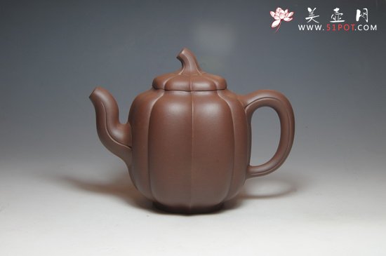 紫砂壶图片：茄段锦囊 - 美壶网