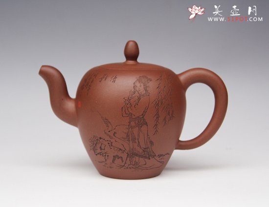 紫砂壶图片：美人肩 - 美壶网