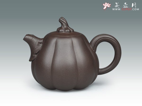 紫砂壶图片：南瓜 - 美壶网