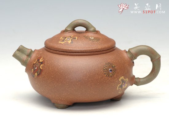 紫砂壶图片：竹趣 - 美壶网
